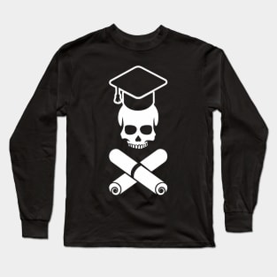 Graduate Skull Long Sleeve T-Shirt